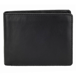 Portefeuille vintage en cuir véritable pour hommes avec fenêtre de carte d'identité Portefeuilles en cuir véritable souple de haute qualité Conceptions classiques personnalisées Portefeuilles - Product Image 1