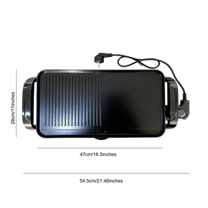 Electric Contact Grill 2200W Non Stick PTFE Grill <b>Pan</b> Die <b>Cast</b> Aluminum Sandwich Press for Home Hotel - Product Image 6