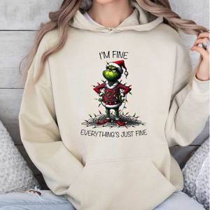 Sudaderas Navideñas con Estampado 3D, Tejidas, al por Mayor, con Logotipo Personalizado, Cuello Redondo, con Cierre, para Hombre, Mujer y Familia, Transpirables, Colores Personalizados - Product Image 4