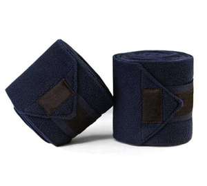 OEM Custom New Equestrian HORSE FLEECE + <b>ELASTIC</b> <b>BANDAGES</b> POLO WRAPS STABLE WRAP EQUESTRIAN LEG WRAP - Product Image 4