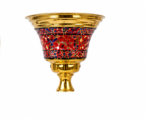 Luxury Kora Mother Pearl Hookahs Gold Stainless Steel - Product Image 2