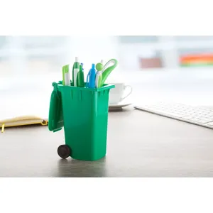 Poubelle personnalisée Perera avec porte-stylo, produit de merchandising sur mesure - Product Image 3