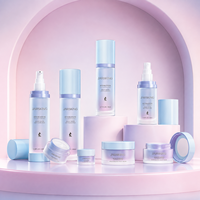 Bouteille en acrylique écologique avec bouchon à clapet supérieur et pompe pour ketchup, huile capillaire, shampoing pour animaux, lotion, soins de la peau