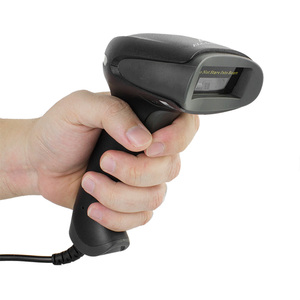 เครื่องสแกนบาร์โค้ดเลเซอร์ USB POS พร้อมแหล่งกำเนิดแสง CIS 1D สำหรับงานคลังสินค้า - Product Image 4