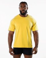 T-shirt de fitness pour homme en coton tricoté 100% de haute qualité, personnalisé, à compression, uni, décontracté, pour la salle de sport, taille adulte, séchage rapide, prix bas