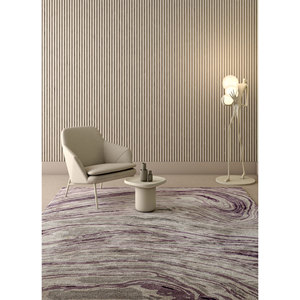 Alfombra Genesis de viscosa y yute hecha a mano, gris y negra, diseño abstracto para el hogar, tejido plano, rectangular, 10 mm de grosor - Modelo TPV-4309 - Product Image 5