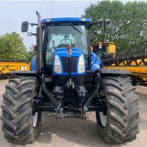 Tractor de Ruedas New Holland de 120HP, Color Azul, con Neumáticos Grandes y Cabina Cerrada - Product Image 2