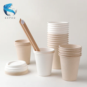 Tasses en fibre de canne à sucre compostables pour un style de vie sans plastique - Product Image 3