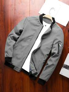 Blouson d'aviateur pour hommes avec personnalisation complète de bonne qualité - Product Image 4