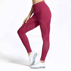Most Popular Women's Slim Fit Active Fitness <b>Leggings</b> with Elastic Waist Solid <b>Pattern</b> Private Label Fitness <b>Leggings</b> - Product Image 4