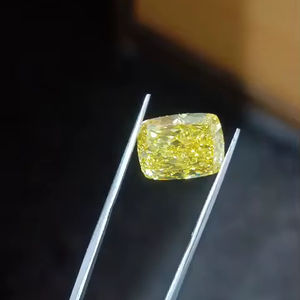 Diamante Cultivado en Laboratorio, Corte Cojín, 9.01 Quilates, Color Amarillo Fantasía, Claridad VVS1, Corte Excelente, Piedra Suelta, Certificado IGI - Product Image 2