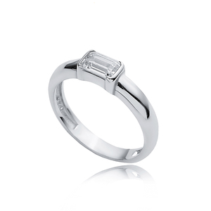 Clear Zircon Baguette Cut Venta al por mayor Plata de Ley 925 Pendientes de racimo hechos a mano turcos Joyería de mujer hecha a mano - Product Image 5