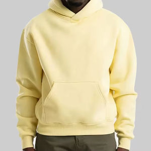 Top qualité 100% coton vierge épais polaire poids lourd surdimensionné impression personnalisée Logo hommes sweats à capuche et sweat-shirts fabrication - Product Image 6