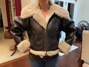 Ấm Cộng Với Kích Thước Giả Lông Nhưng Da Chính Hãng Lót Quá Khổ Sherpa Lông Cừu Phụ Nữ Phụ Nữ Mùa Đông Lông Cừu Áo Khoác Da - Product Image 4