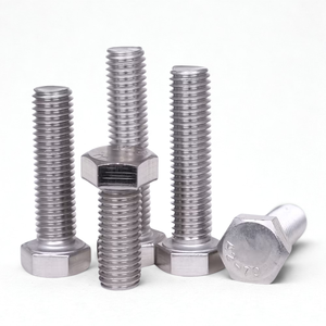 Ss316 Hex Bolt Nut máy giặt thép không gỉ đầy đủ chủ đề hình lục giác đầu bu lông, Hex phẳng đầu nắp ốc vít ốc vít DIN 933 DIN 934 125 - Product Image 2