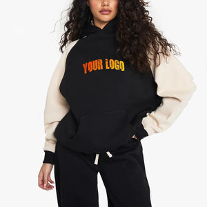 Sweats à capuche pour femmes les plus vendus Sweat à capuche surdimensionné pour femmes Prix bas Sweat à capuche de couleur unie pour femmes Service OEM - Product Image 1