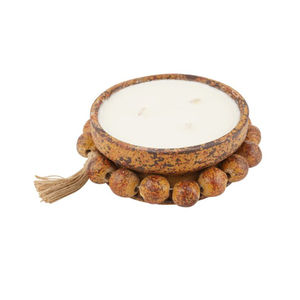 Bougeoir en bois de bambou de la plus grande qualité au design standard avec finition naturelle Parfait pour la décoration de table - Product Image 3