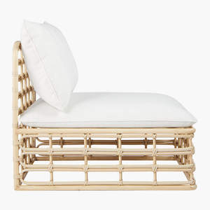 Cojines modernos hechos a mano para sillón de ratán, bastón natural para uso interior/exterior para apartamento, sala de estar y dormitorio - Product Image 2