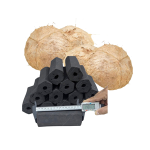 Carbón de cáscara de coco hexagonal hecho a máquina de alta calidad para barbacoa Embalaje personalizado Precio de fábrica directo Origen vietnamita - Product Image 6