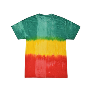 Vente en gros de t-shirts Tie Dye de qualité supérieure pour hommes, t-shirts respirants à col rond et à séchage rapide, personnalisés par OEM - Product Image 2