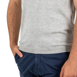 Polos tricotés gris à manches courtes pour hommes pour polos d'été Vente en gros du fabricant - Product Image 5
