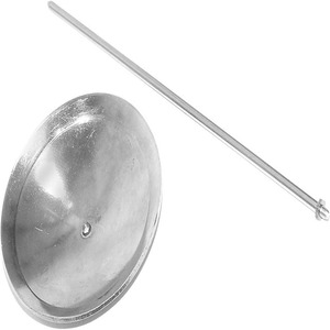 Accessoire de bureau à tige droite en acier inoxydable durable de 180mm de long pour porte-cartes et mémo - Product Image 4