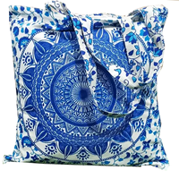 Sacs ECO WORLD Sacs à main en coton biologique bohème pour femmes imprimés sur mesure XL Sac fourre-tout écologique en toile avec poignée intégrée Sac messager