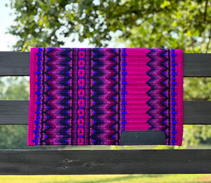 Couverture de selle Western Show Horse Design néo-zélandais Couverture de selle en laine faite à la main Top Tapis de selle en laine Taille - Product Image 2