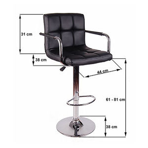 Contemporary Style Gh <b>Bar</b> SFBR008 with <b>Adjustable</b> Nm Ta Lng and Round Feet Lifted by Lift Mechanism - Product Image 5
