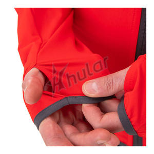 Veste softshell respirante de haute qualité pour hommes pour la conception sportive d'hiver avec col à capuche pour les sports de plein air - Product Image 3