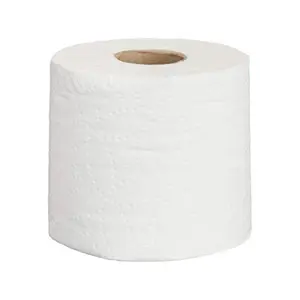 100% pâte de bois vierge 1/2/3/4 plis papier rouleau gaufré emballage anglais rouleau de papier toilette doux prix d'usine papier toilette entier