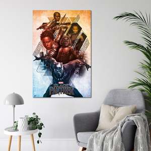 Póster de Pantera Negra de Marvel, Estilo de Diseño Moderno para Decoración de Pared - Product Image 3