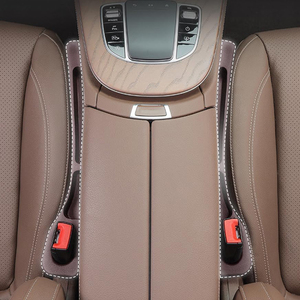 Moderni Organizer Universali in Pelle PU Marrone per Fessure Sedili Auto, SUV e Camion - Product Image 5