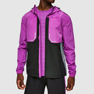 Veste en nylon imperméable de haute qualité, ensemble coupe-vent, survêtement, short à capuche léger d'été, ensemble coupe-vent - Product Image 4