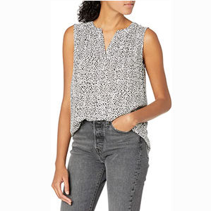 Camiseta con su Propio Logotipo de Marca Privada, Buen Material, Personalizada, Precio Económico, el Mejor Material, Servicio ODM, Camiseta sin Mangas para Mujer - Product Image 1