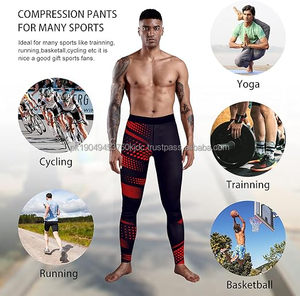 Pantalones de Compresión Unisex para MMA, Leggings No-Gi, Spats para Grappling, Pantalones BJJ, Spats Ligeros y Transpirables de Spandex/Poliéster - Product Image 5