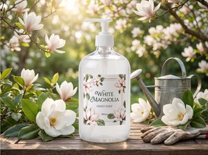 Savon Gel pour les Mains Magnolia Blanc 500ml Formule Élégante pour les Amateurs de Jardin et de Légumes Fabriqué en Russie - Product Image 5