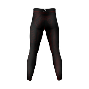 Mens Compression <b>Polyester</b> Workout <b>Leggings</b> with Anti-UV & Breathable Features Custom for Running Gym Training - Product Image 4