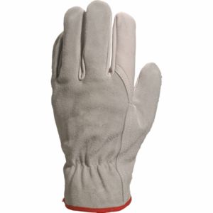 ถุงมือขับรถหนังวัวสีสะท้อนความปลอดภัยสำหรับงานอุตสาหกรรมถุงมือป้องกันมือสำหรับงานหนัก - Product Image 1