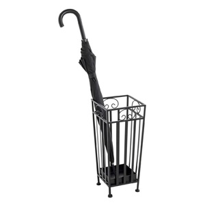 Porte-parapluie décoratif moderne en métal avec cadre en acier durable, parfait pour les maisons, les bureaux et les entrées élégantes - Product Image 1