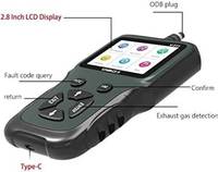 V311 OBD2 Pemindai Universal Elektrik 12-24V Pembaca OBD LCD Kompatibel Android Alat Diagnostik Mobil Spanyol Rusia