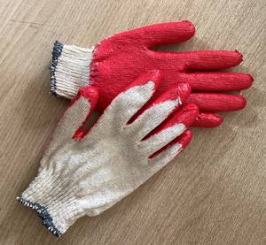 Gants en latex enduits de caoutchouc vietnamien Gants de travail de sécurité antidérapants anti-coupures Semi-revêtement Coton réutilisable Protection Jardin - Product Image 2