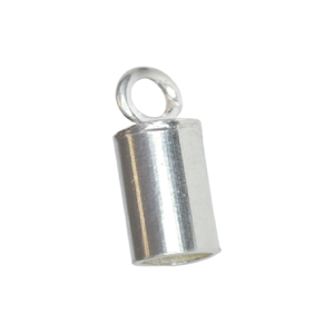 Tubes d'extrémité en argent sterling de 1mm de diamètre intérieur Fabricant et fournisseur de composants en argent de la meilleure qualité - Product Image 2