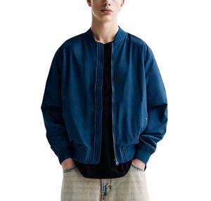 Blouson aviateur personnalisé avec logo, vêtements d'hiver en nylon pour hommes, vêtements d'extérieur, taille plus, blouson aviateur pour hommes en gros, teinture unie - Product Image 3