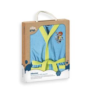 ชุดเสื้อคลุมอาบน้ำสีเทอร์ควอยซ์ในกล่องของขวัญ ขนาด S-10-12 - Product Image 1