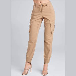 Pantalones Cargo personalizados con bolsillos para mujer, ropa de calle de talla grande, holgados, rectos y anchos, pantalones Cargo para correr, vaqueros para mujer - Product Image 1