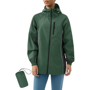 Chaqueta Cortavientos Impermeable Ultraligera, Diseño Plegable para Viajes y Salidas Impulsivas - Product Image 3