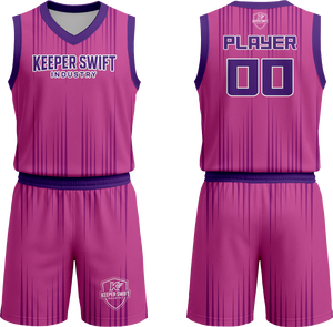Uniforme de basket-ball fabriqué au Pakistan, maillot d'équipe et short de sublimation, couleur personnalisée, uniforme de basket-ball - Product Image 1
