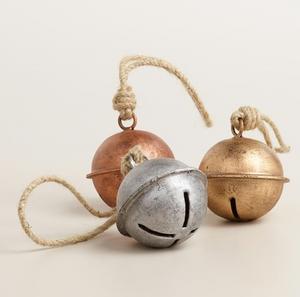 Heavy duty traditional iron cow <b>bells</b> with vintage tone and hand forged details for rustic barns farms and outdoor spaces - Product Image 6