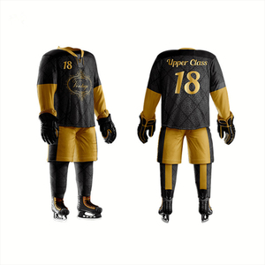 Uniformes de hockey sur glace pour hommes en gros Ensembles de hockey sur gazon avec conception de logo personnalisé Service d'approvisionnement OEM - Product Image 3